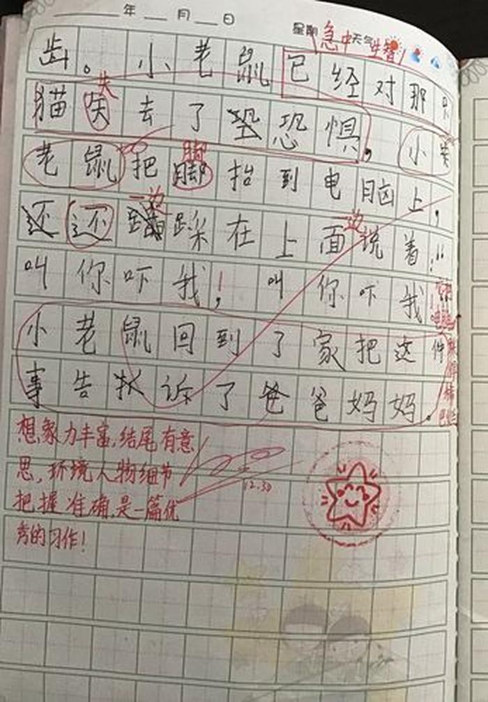 《小老鼠搬鸡蛋》，小老鼠搬鸡蛋作文300字