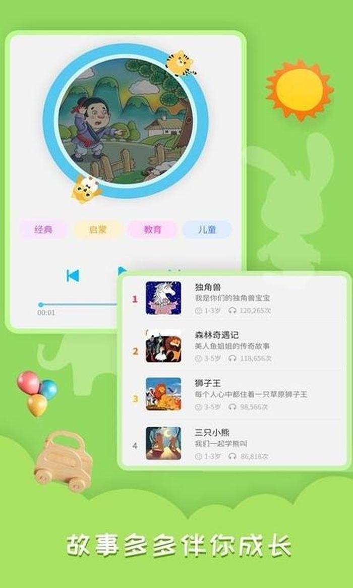 宝宝讲故事睡前故事app 睡前故事的软件