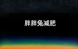 减肥-胖胖兔减肥