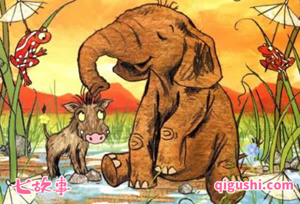 大象-没有长鼻子的小象