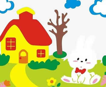 小白兔-小白兔漂亮的房子