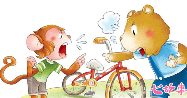 自行车-小猴和小熊的自行车