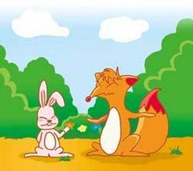 狐狸与兔子的故事内容 故事狐狸和兔子