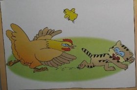 不听话的小黄鸡故事，不听话的小鸡绘本故事图片