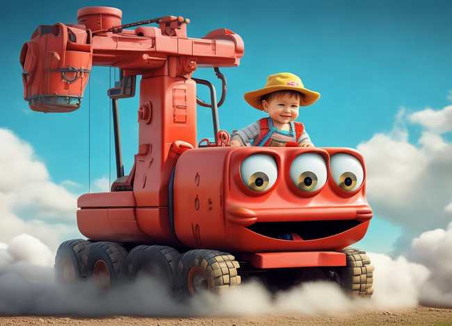 儿童故事3-6岁吊车；幼儿小吊车故事文字