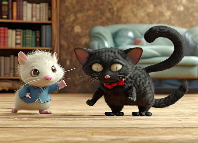 童话故事《猫和老鼠》 - 猫和老鼠故事绘本