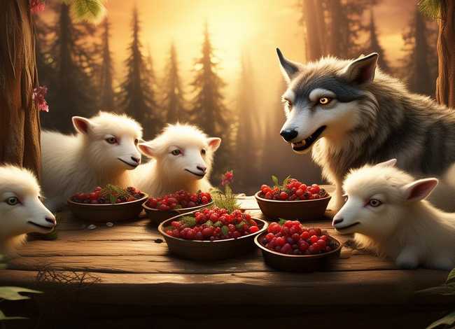 狼与七只小山羊的故事文字 - 狼与七只小山羊的故事文字版