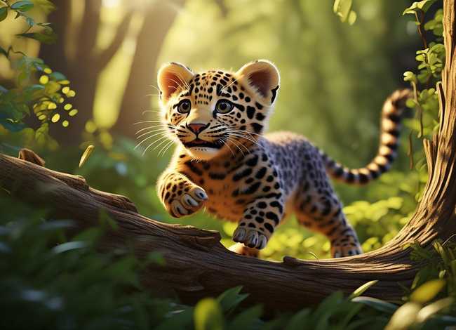 小豹的故事、关于小豹子的有趣故事