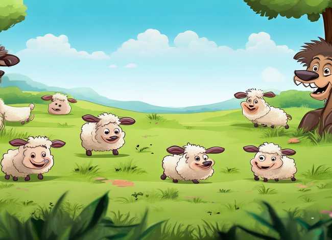 儿歌七只小羊和狼的故事视频、儿歌七只小羊和狼的故事视频教学
