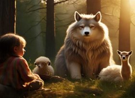 儿童睡前故事大灰狼小羊小鹿，幼儿睡前故事大灰狼和羊