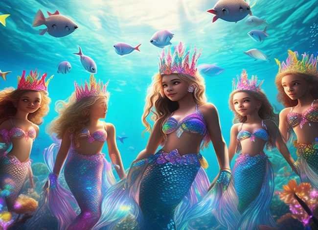 儿童故事人鱼战队；电影人鱼故事