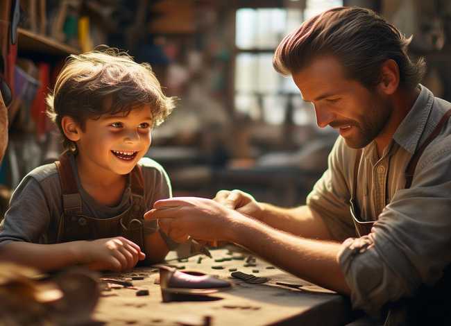 儿童故事鞋匠的故事；鞋匠的儿子的故事