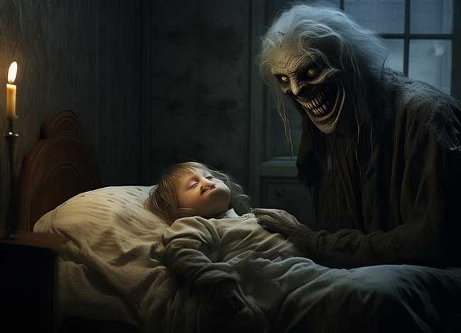 可怕的儿童故事图片、播放可怕的故事