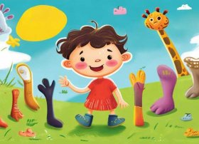 关于脚的儿童故事 - 关于脚的幼儿故事