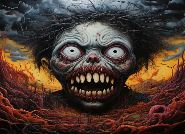 恐怖的儿童画 - 恐怖的儿童画怎么画