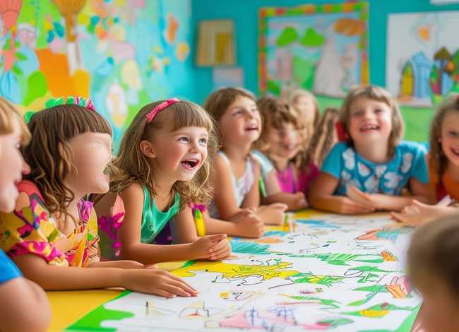 儿童故事简笔画作品幼儿园、夏天的故事幼儿园美术作品简笔画