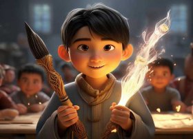 粤语儿童故事神笔马良，少儿故事神笔马良在线听免费