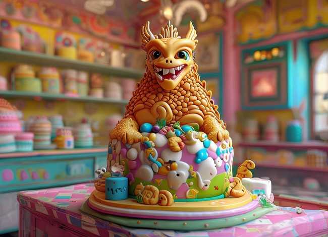 儿童故事斑点龙的故事 斑点龙的故事蛋糕店