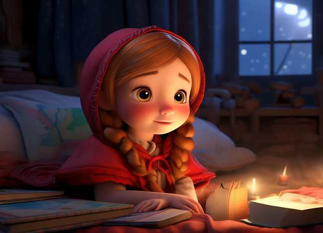 儿童故事睡前童话小红帽 小儿故事睡前故事小红帽