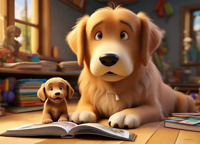 大狗的故事儿童故事大全 大狗和小狗的故事内容