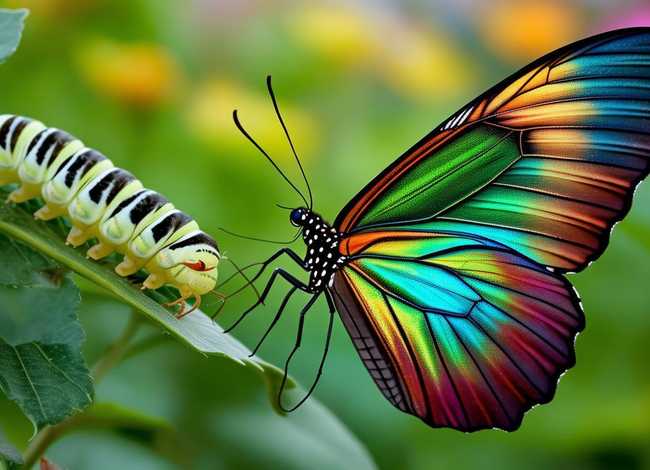 毛毛虫变蝴蝶的过程儿童故事，毛毛虫变蝴蝶的过程故事简短