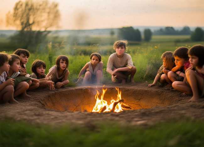 小土坑儿童故事完整版（小土坑故事图片）