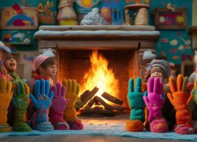 手套儿童故事、手套幼儿园故事