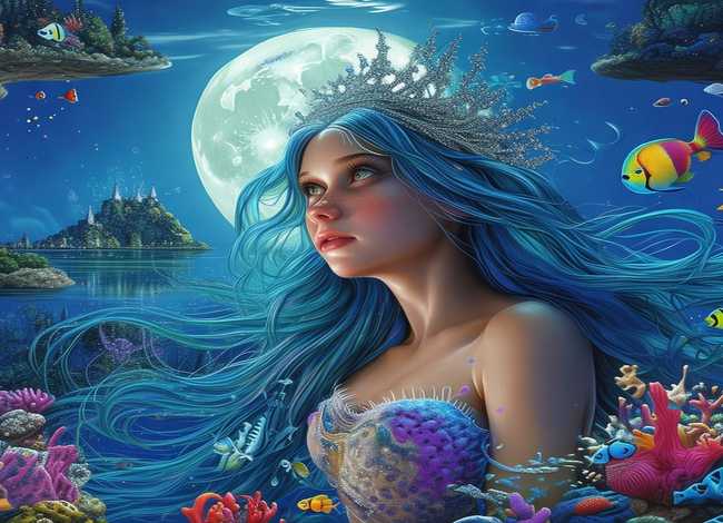 儿童绘本故事海的女儿完整版；海的女儿绘本故事完整图画