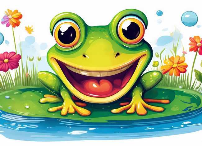 青蛙儿童画图片大全 儿童画青蛙图片 青蛙儿童画图片大全 儿童画青蛙图片