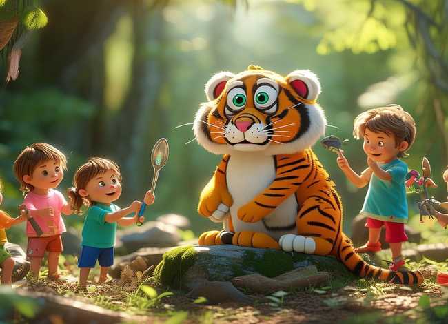 儿童故事老虎拔牙的小视频 - 幼儿故事老虎拔牙4分钟的视频