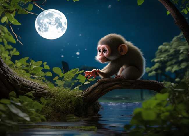 猴子捞月亮儿童故事3-6岁、幼儿故事猴子捞月亮 文字 猴子捞月亮儿童故事3-6岁、幼儿故事猴子捞月亮 文字