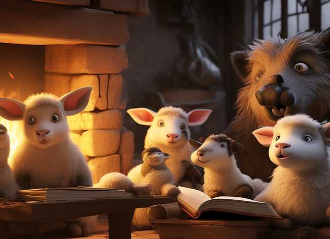 狼和七只小羊儿童睡前故事文字 狼和七只小羊的睡前故事 狼和七只小羊儿童睡前故事文字 狼和七只小羊的睡前故事