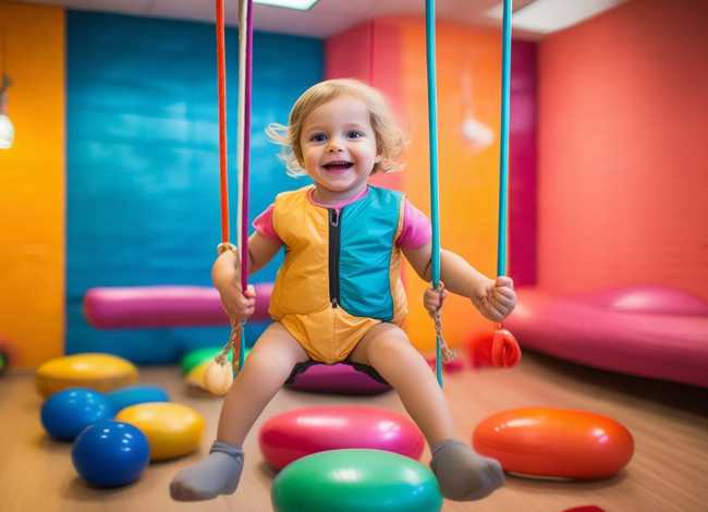 儿童前庭觉训练的图片有哪些 - 儿童前庭觉感统训练