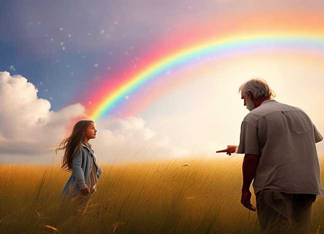 彩虹的来历故事 - 彩虹的来历的故事