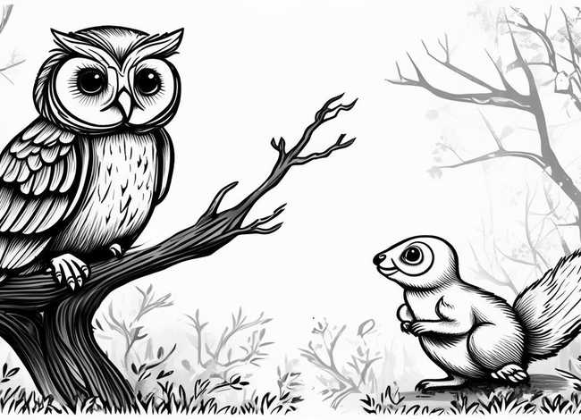 寓言故事简笔图画；寓言故事简笔图画图片