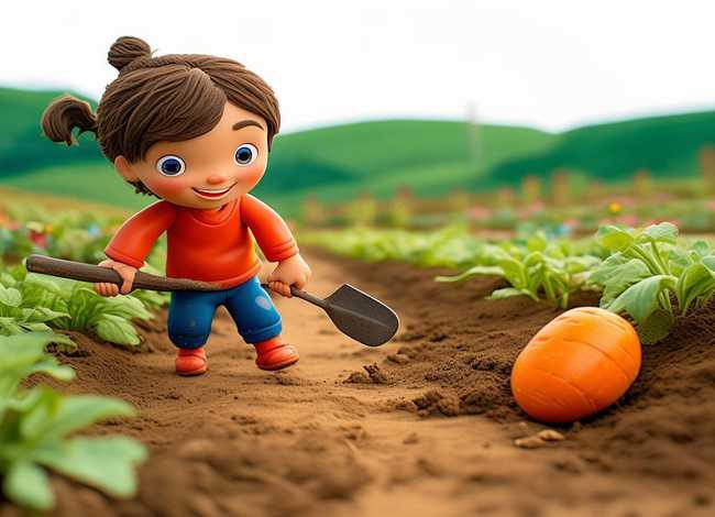 一年级数学故事简短（一年级数学故事简短拔萝卜）