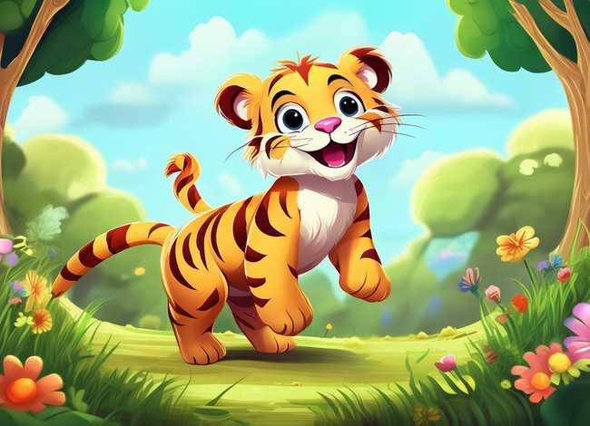 关于老虎的儿童故事在线收听 - 关于老虎的幼儿故事