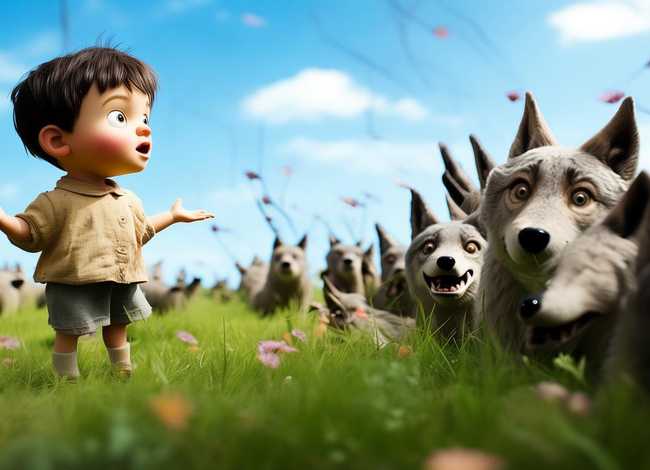 儿童讲故事狼来了真人视频（幼儿讲故事狼来了的视频）