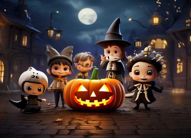 万圣节的儿童故事完整版 - 关于万圣节的幼儿故事