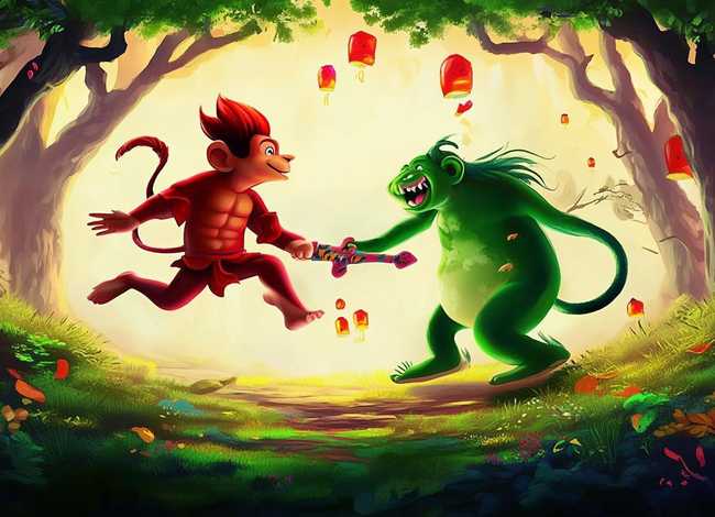 孙悟空打妖怪儿歌讲的是什么故事（孙悟空打妖怪这首儿歌讲的是什么中的故事填作品名）