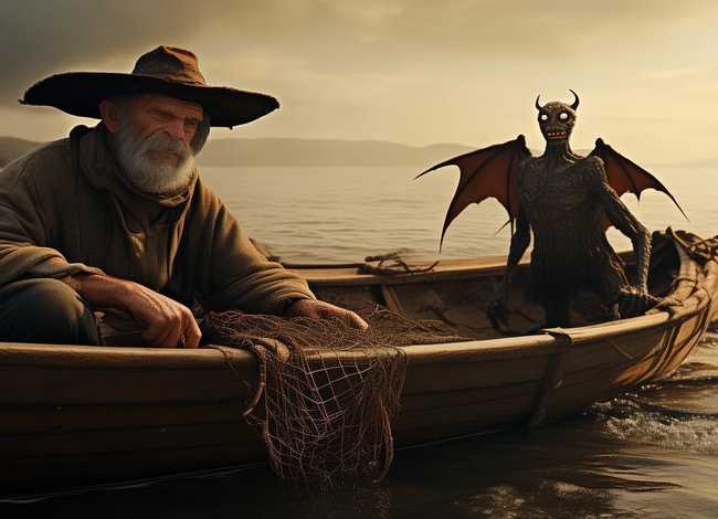 儿童经典故事渔夫和魔鬼（经典启蒙寓言故事《渔夫和魔鬼》）