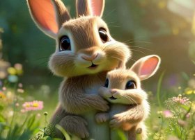 儿童故事兔妈妈 - 幼儿故事兔妈妈的宝贝