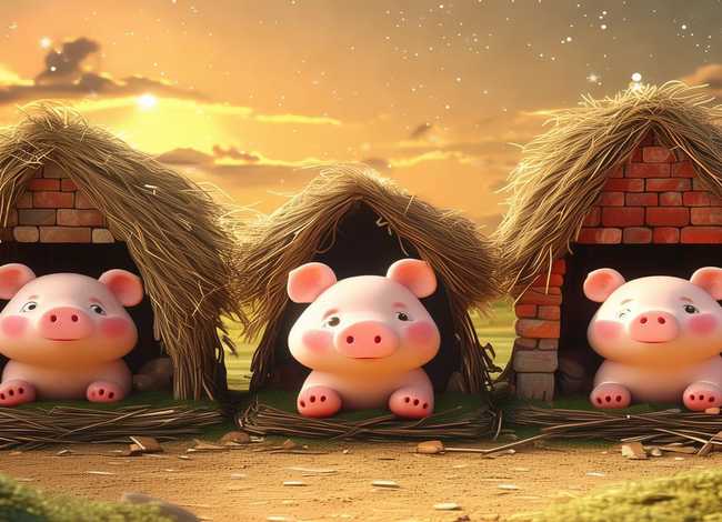儿童睡前故事100篇三只小猪的故事（少儿睡前故事三只小猪）