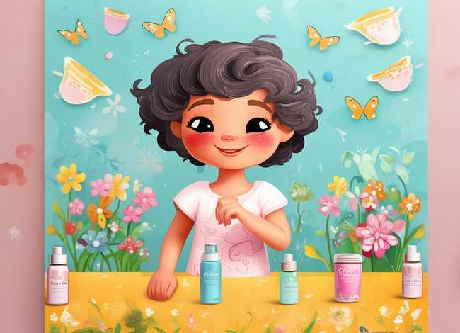 儿童护肤产品海报（儿童护肤产品海报设计）