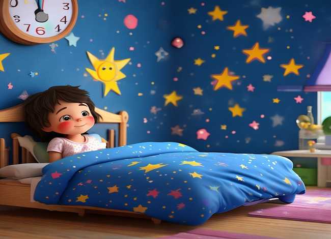 儿童有声故事绘本早睡早起、早睡早起的绘本故事