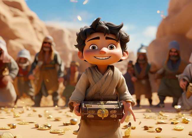 儿童故事大全阿里巴巴与四十大盗 少儿故事阿里巴巴与四十大盗