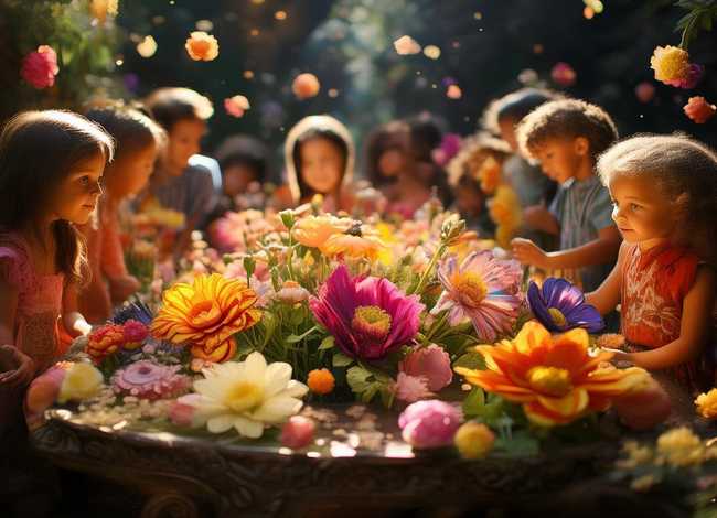 花宴儿童故事配图;花宴故事视频 花宴儿童故事配图;花宴故事视频