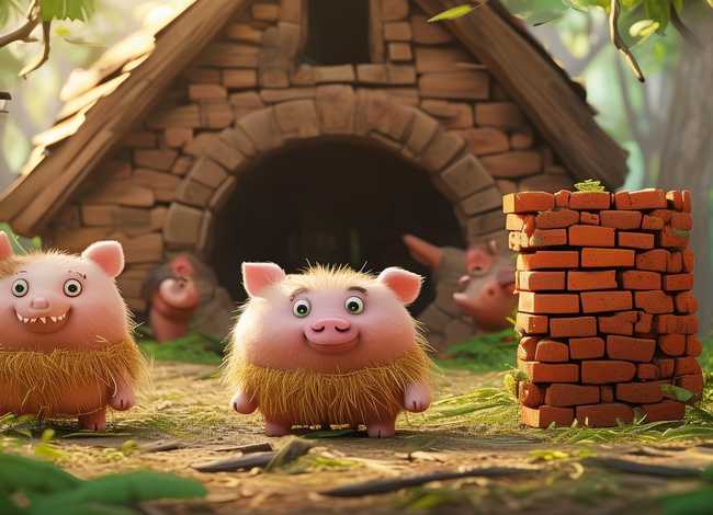 三只小猪儿童故事完整版；三只小猪故事完整版文字