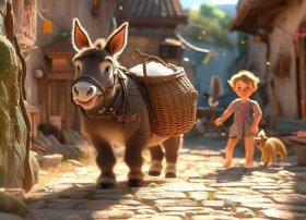 儿童故事原文500字 - 运盐的驴子故事原文500字