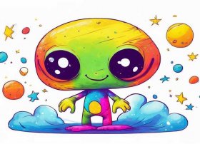儿童外星人图片，儿童外星人图片简笔画